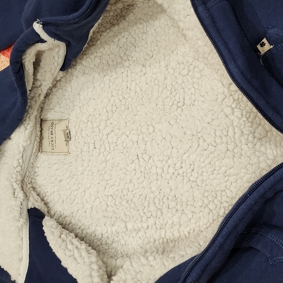 Lucky fleece zipper up sweatshirt - Picture 6 of 7